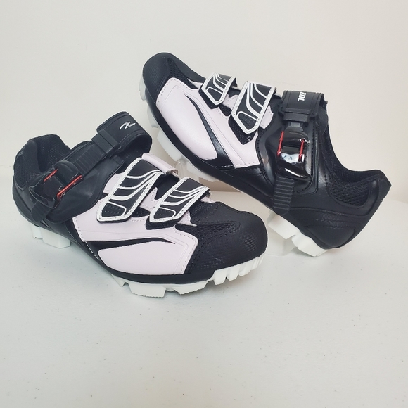 Zol Trail Plus MTB White Black Shoes Size 6 - Picture 1 of 8